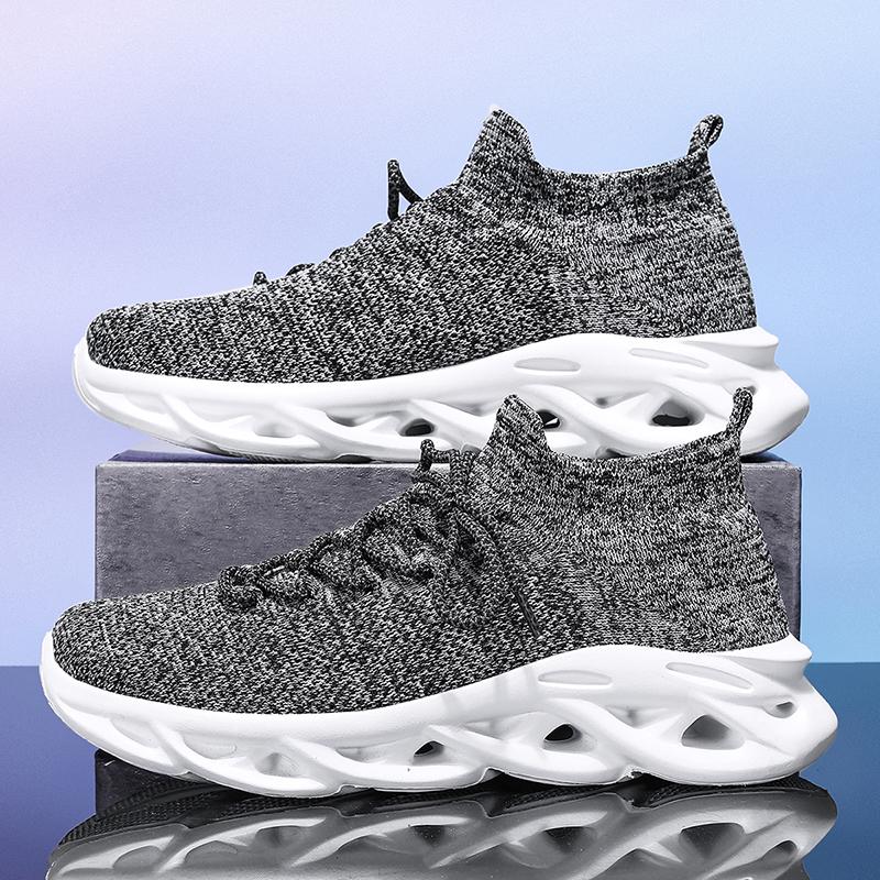 Mens Walking Shoes Summer New Breathable Lightweight Soft Soled Walking Shoes Daily Outdoor Casual Comfortable Sports Shoes Man