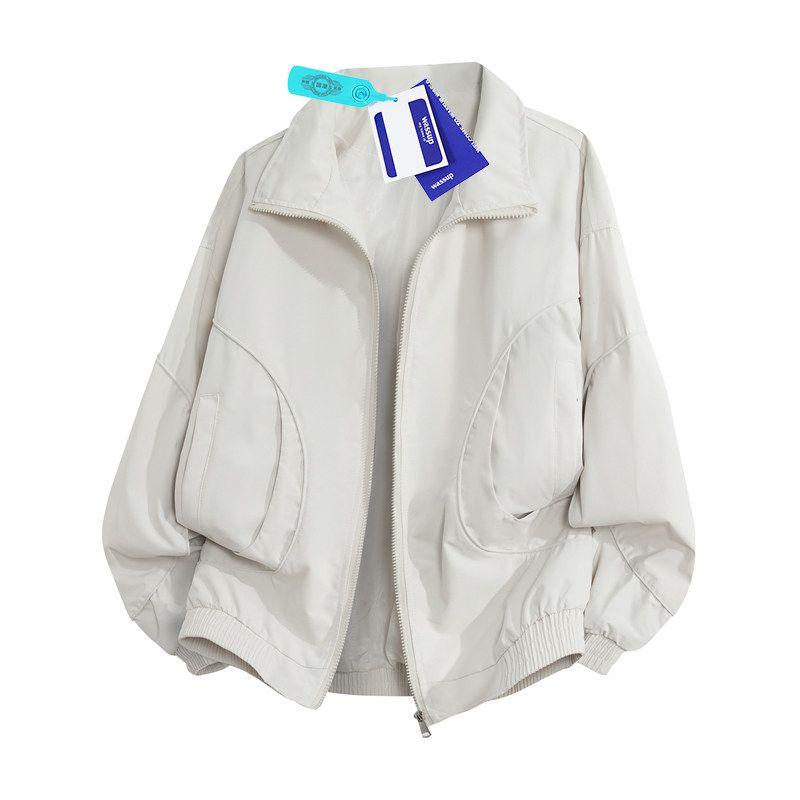 

Wassup American Retro Workwear Jacket for Men, New Autumn and Winter Style, Trendy Vibe for Teenagers, Versatile Lapel Jacket Apricot color M