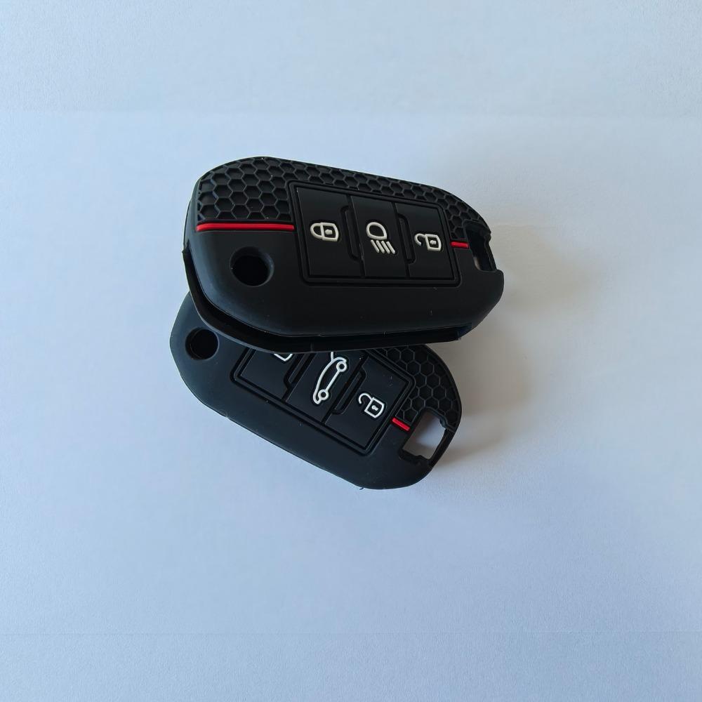 Silicone Key Cover Car Key Case For Citroen C5 C3 C4 C8 Berlingo For Peugeot Partner Rifter 208 308 508 407 2008 3008 Expert