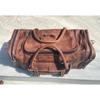Leather Bag Travel Goat Gym Duffle Luggage Genuine Brown Vintage New Men's Men