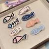 Japanese Kawaii Marine Animals Hair Clip Female Color Sweet Mini Small Fish Hair Clips Claw Hair Cute Accessoires Ins Girls Casual