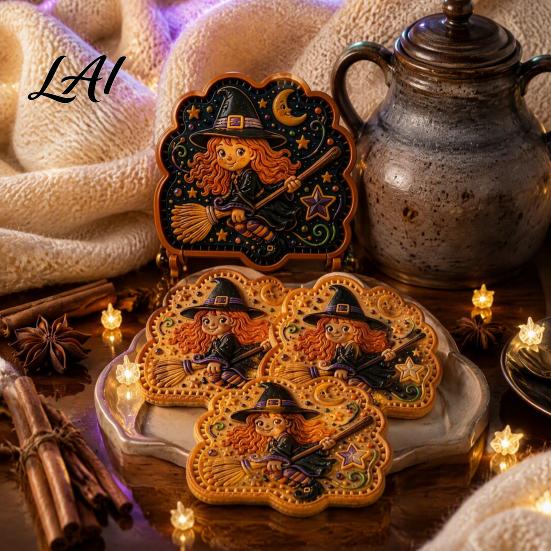 Halloween Cookie Cutters for Pastry Mini Pie Press Mold Hand Cutter Holiday Baking Versatile Snack Molds Holidays Party DIY Dessert Tool Non-Stick