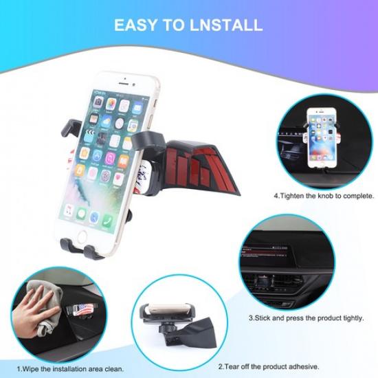 US Flag Navigation Screen Side Phone Holder For BMW 2 Series F44 Gran Coupe 20+