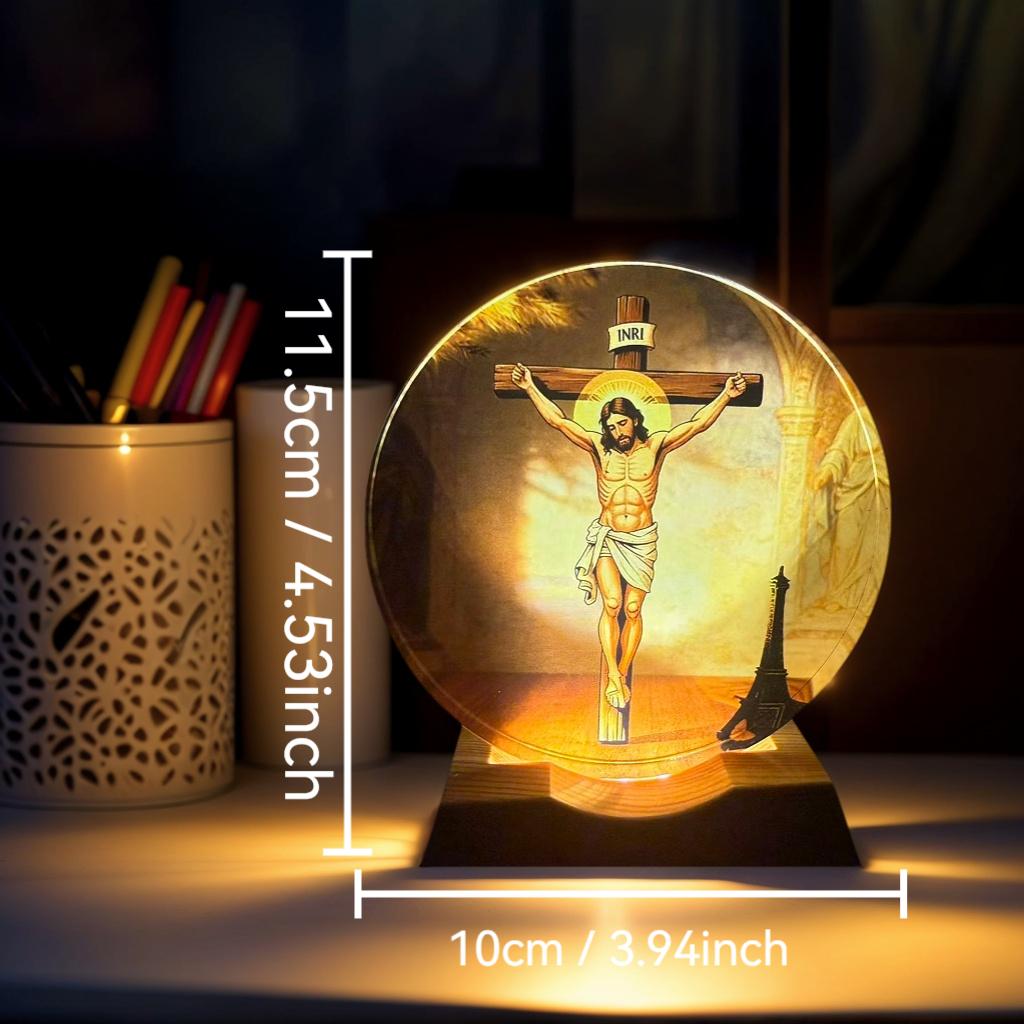 Dieses Jesus-Nachtlicht eignet sich für Ramadan-, Valentinstags-, Muttertags-, Oster- und Neujahrsdekorationen.. Es dient