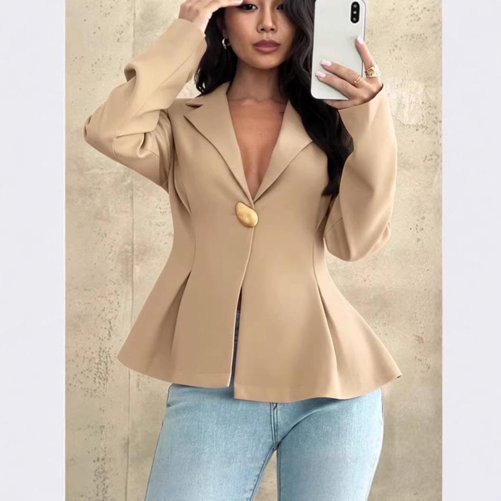 2026 New Style European and American Slim Fit Women's Suit Jacket - Fashionable Cardigan Top
