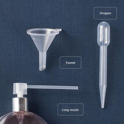 Kit di strumenti per la ricarica del profumo, imbuti per diffusori, erogatore per pompa cosmetica spray portatile