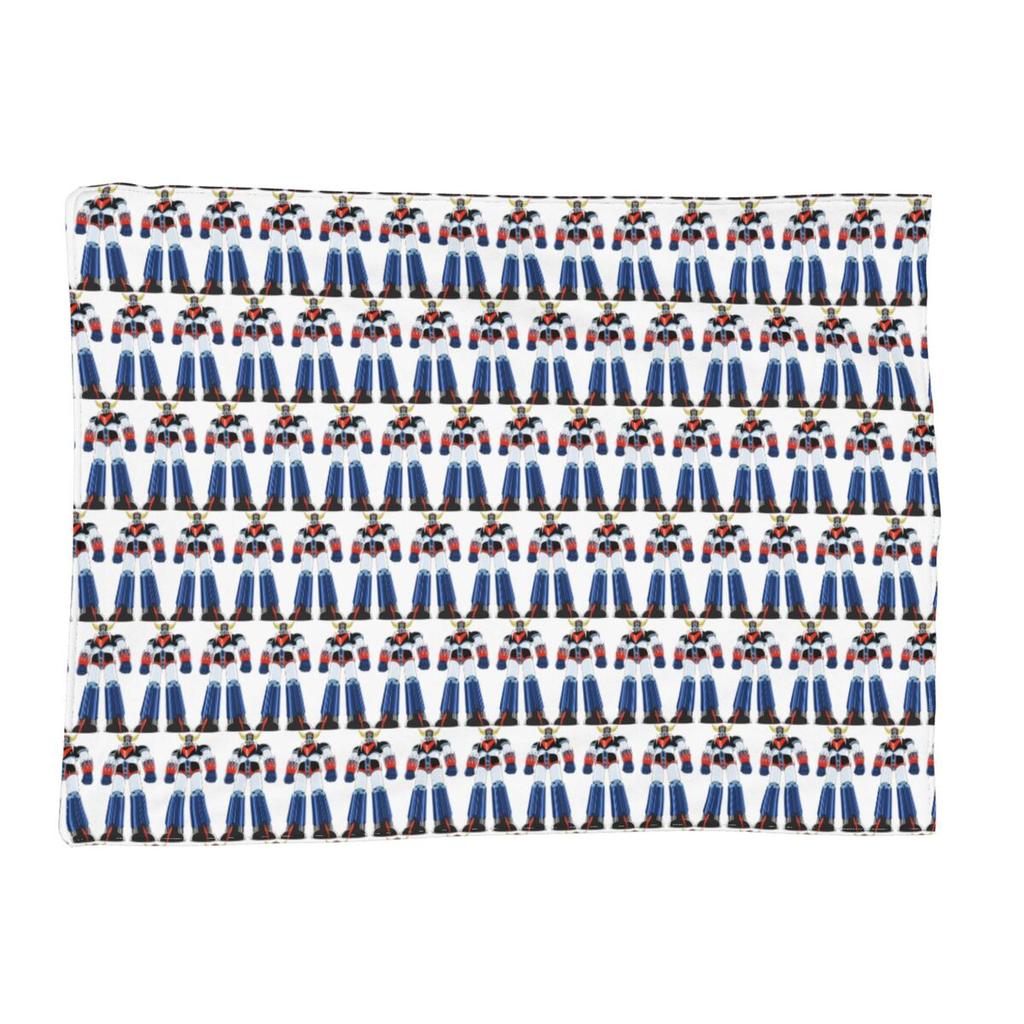 UFO Robot Goldorak Grendizer Anime Mechanical Warrior Blankets Soft Warm Flannel Throw Blanket Plush for Bed room Picnic Couch