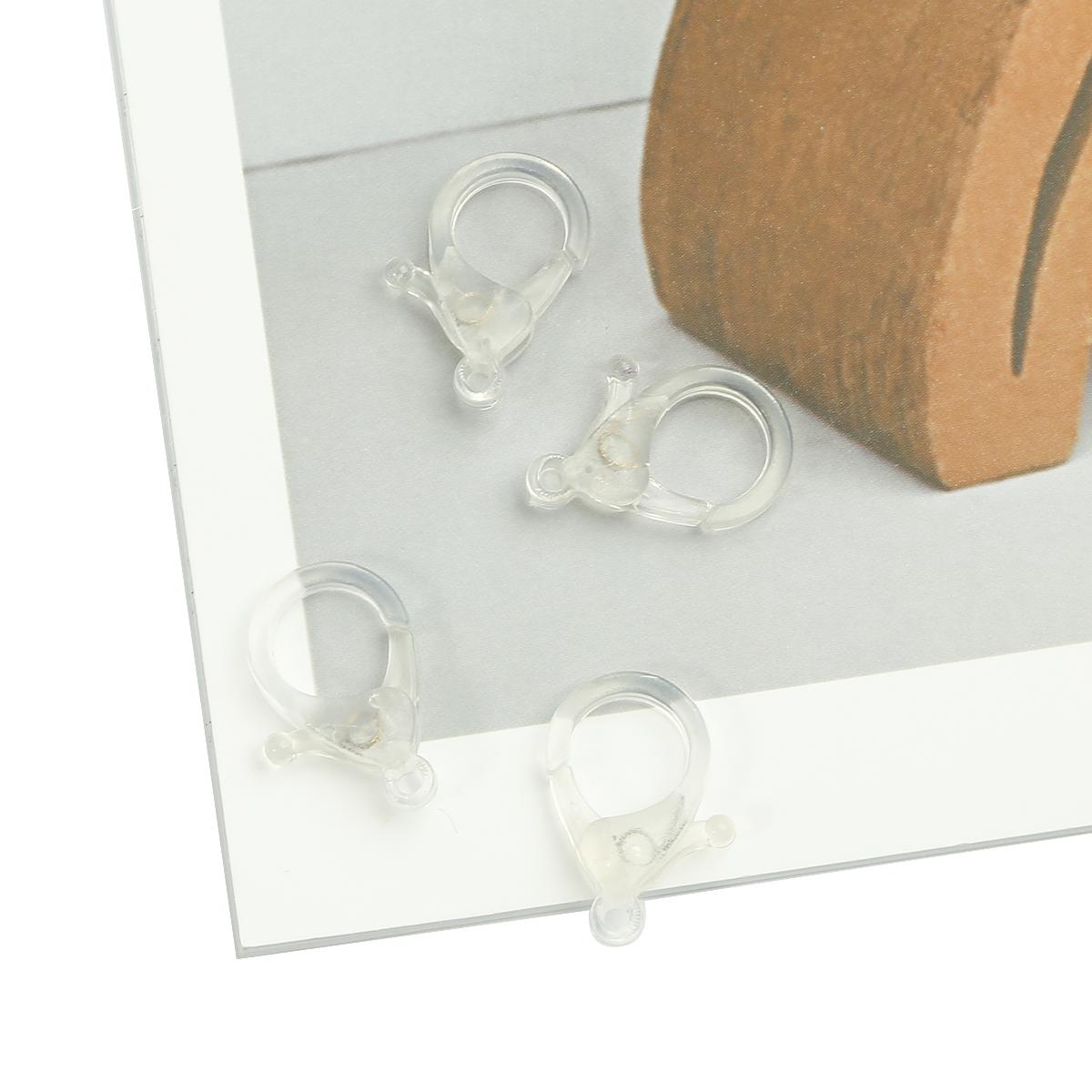 

10 шт. пластиковый брелок для ключей красочные крючки клипсы карабин ручной работы аксессуары для изготовления ювелирных изделий 17×25mm