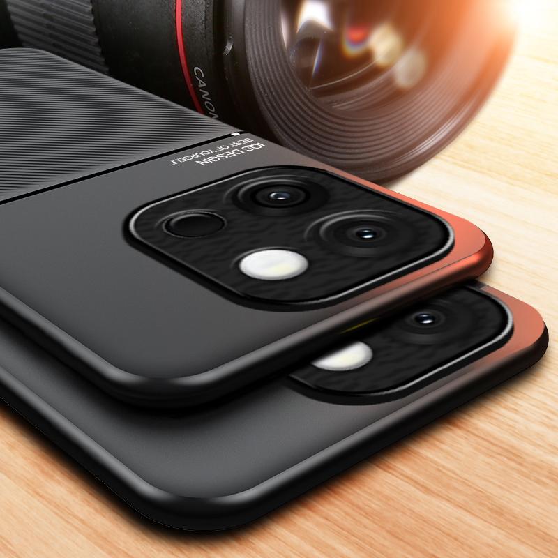 For OnePlus ACE 5 Textured Magnetic Four-corner Full Coverage Shockproof and Drop-resistant Phone Case