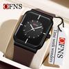 Oufanni Unisex Fashion Square Waterproof Luminous Quartz Wristwatch for Students