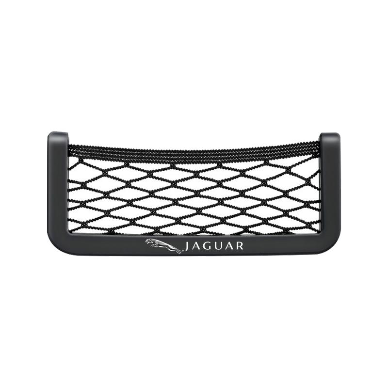 

Car Net Bag Phone Holder Storage Net Box Pocket Organizer For Jaguar XF XE XJ XJ8 X351 F Pace X Type F Type Necklace Tijera Ropa Llavero