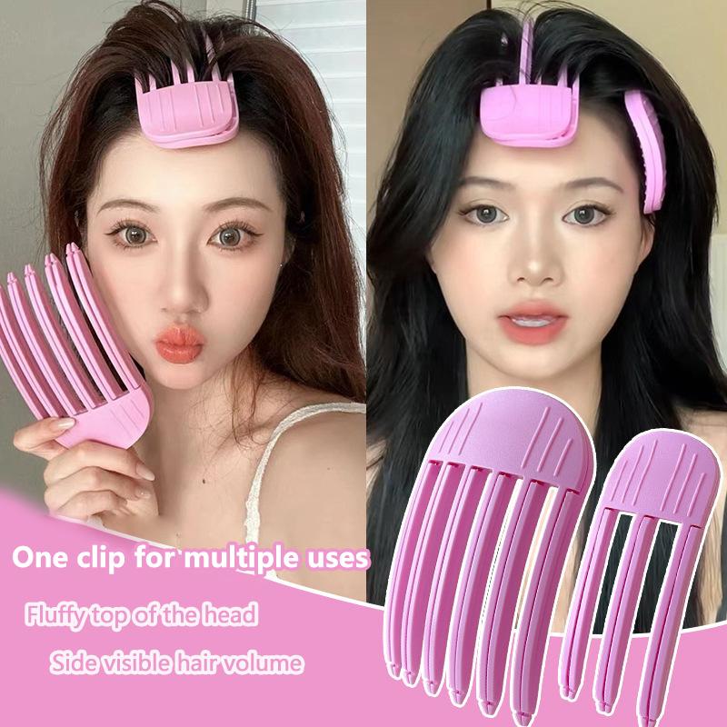 3/6 hřebenových zubů Přírodní kořen vlasů Nadýchané klipy Kudrnaté třesky Spona pro styling vlasů Hairs Lazy Diy Tool Kadeřnictví bez stop Příslušenství