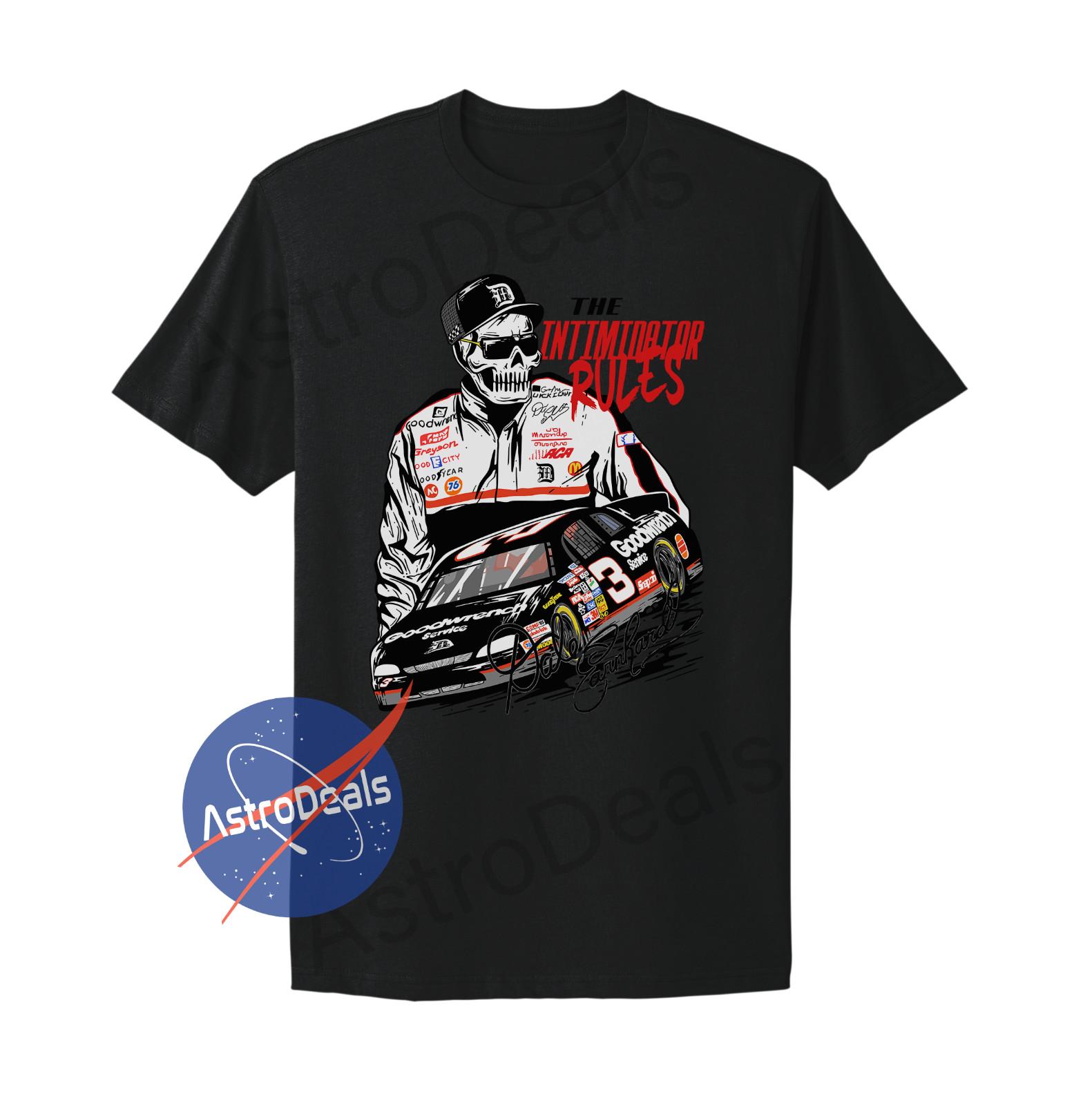 Dale Earnhardt Intimidator NASCAR T-shirt Black XXXXL