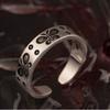 Vintage Butterfly Ring Women Men Adjustable Sterling Minimalist Tail Retro Artisan Design