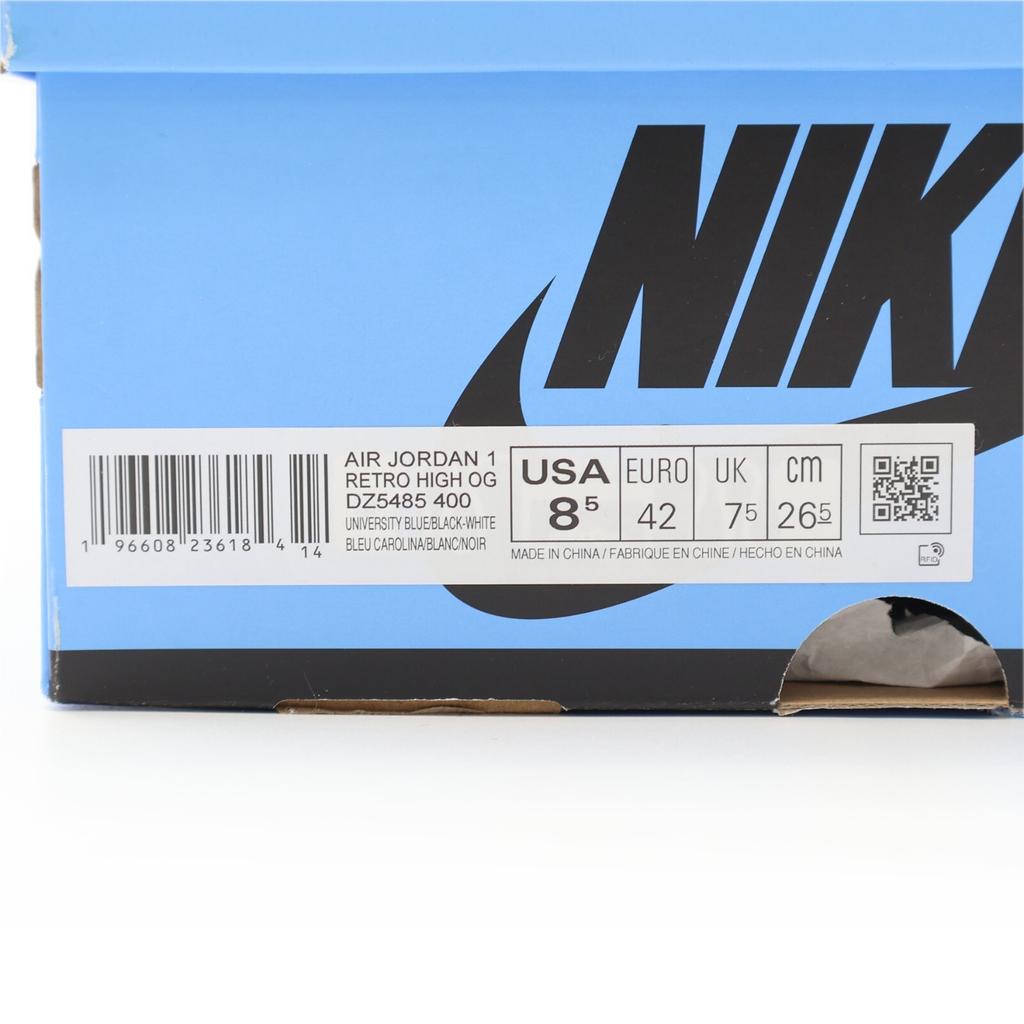 DZ5485-400 Nike Air Jordan 1 Retro High OG University Blue UNC Toe (Men's)