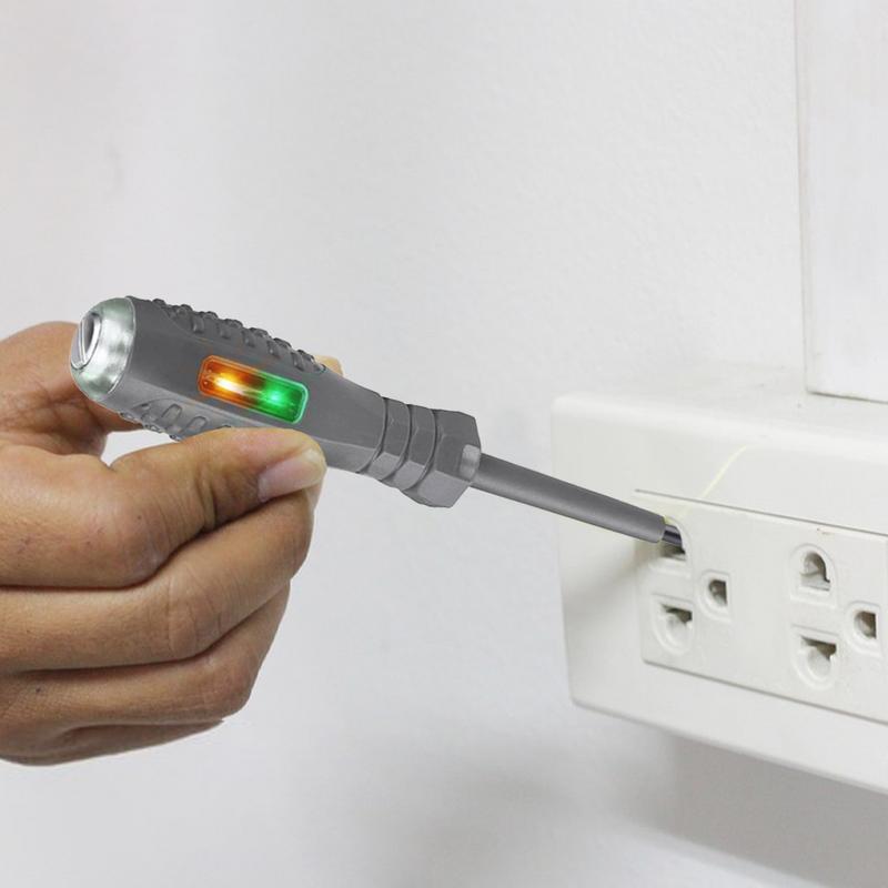 Portable Handheld Voltage Tester Pen Intelligent Voltage Tester Pen Magnetic Screwdriver Voltage Tester Voltmeter Tester Tools