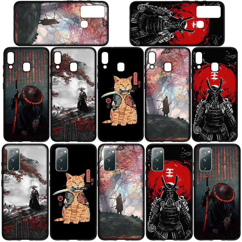 For iPhone 16 15 Xiaomi Redmi Note 14 13 12 11 Pro Max X 8 16e Samsung Galaxy S25 S24 S23 Moto OPPO Huawei Bushido Japan The Samurai Ninja Phone Case