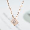 Crystal Pendant Necklace Collar Chain Choker Rhinestone Wedding Anniversary Art Jewelry Personalized Present Accessories