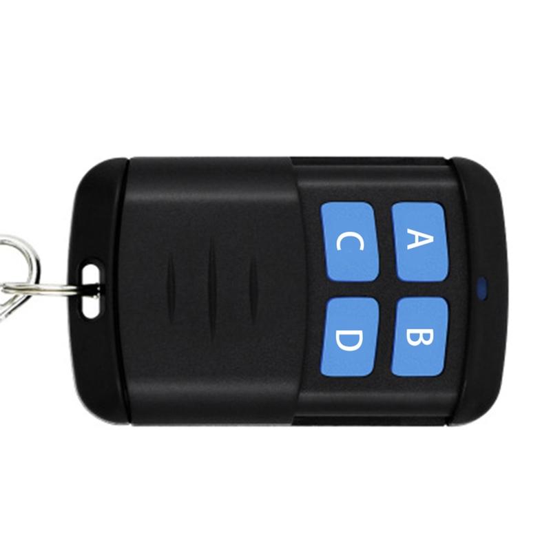 433MHz Universal Remote Control 1527 Learning Code 4 Button Transmitter For Gate Garage Door Light Remote Controller