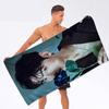 Korea Cha Eun Woo Towel Microfiber Beach Towel Absorbent Quick dry Soft Yoga Swimming Resort Mountain Climbing Towel