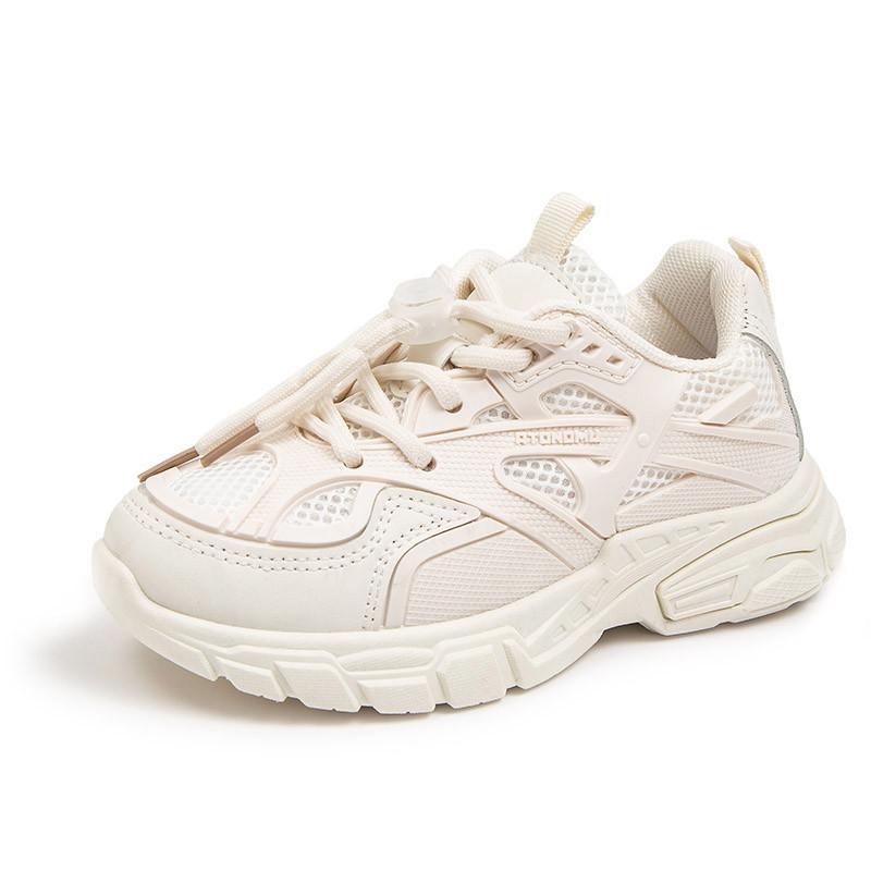 Student Sports Net Shoes Girls Spring Summer Autumn New Children's Daddy Shoes Casual Little White Shoes Teen Boys
