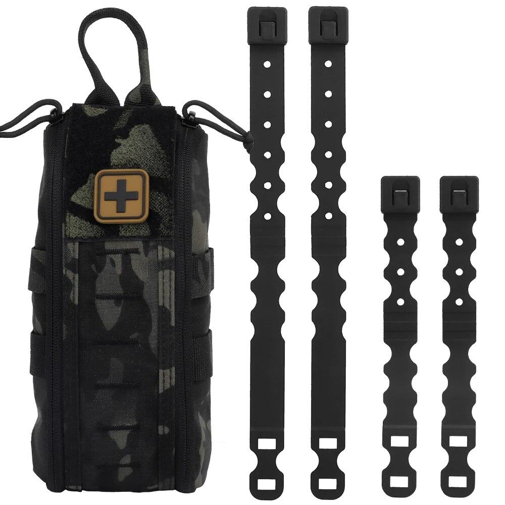 Erste-Hilfe-Set-Taschen, medizinische EMT, abreißbare Haken- und Schlaufen-Utility-EDC-Trauma-Tasche, Malice Clip-on-Taillenweste, Zubehör