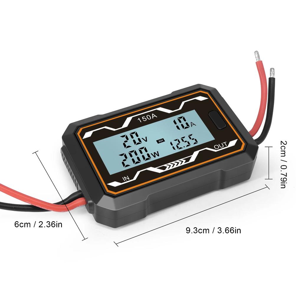 RC High Precision Power Analyzer Watt Meter Backlight LCD Electric Analyzer Digital Wattmeter Power Current Voltage Meters
