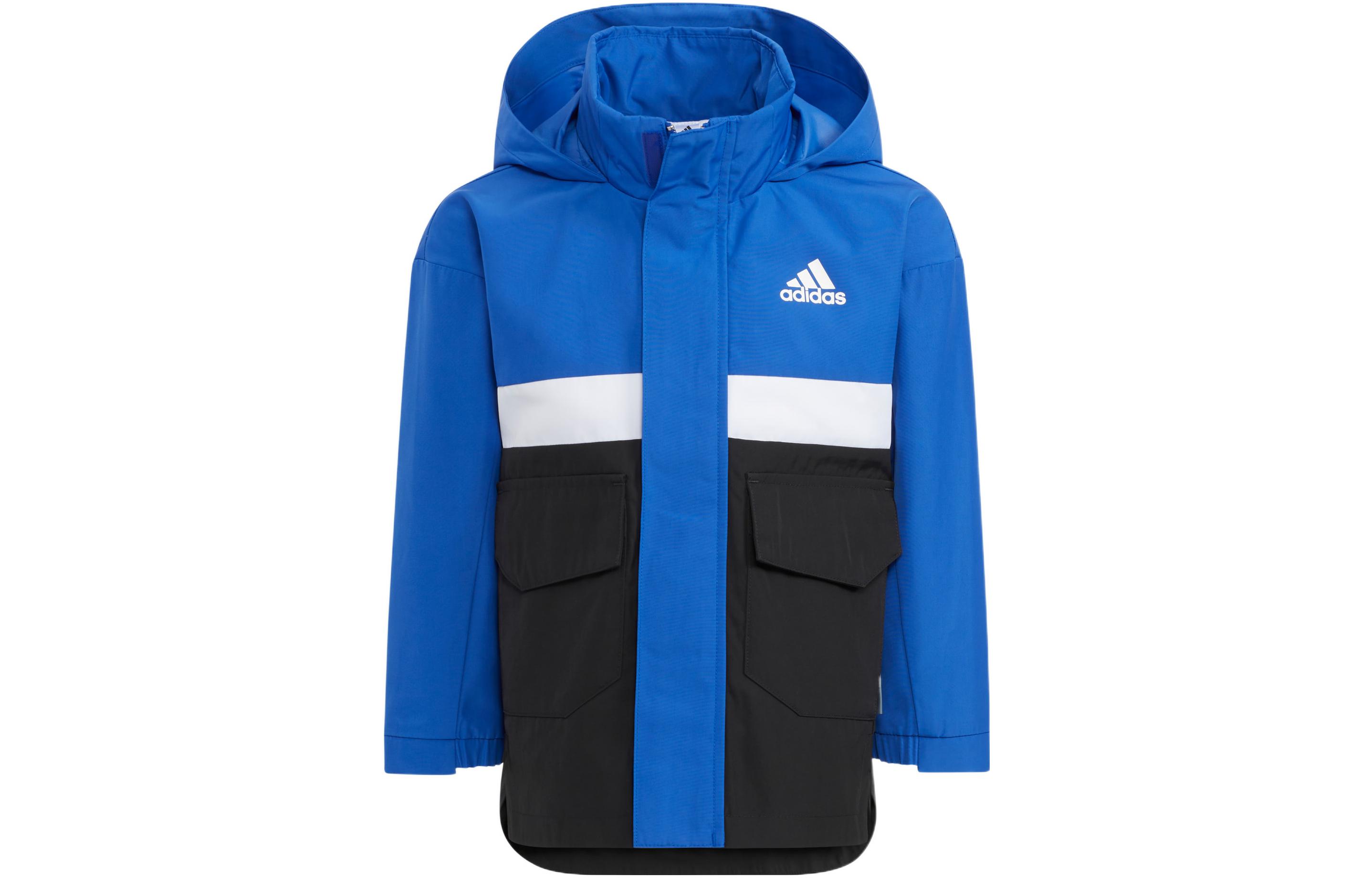 Adidas Grade School Jackets Hooded Moderate HZ7001 152