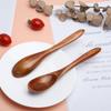 Friendly Durable Tableware Flatware Dessert Mixing Wooden Spoon Coffee Spoon Tea Spoon Soup Spoons