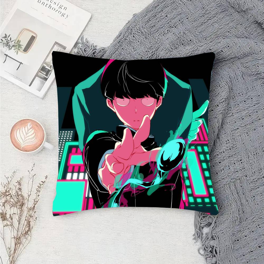 Shigeo Kageyama Manga Mob Psycho 100 Pillow Case Sofa Cushion Cover Room Home Decoration