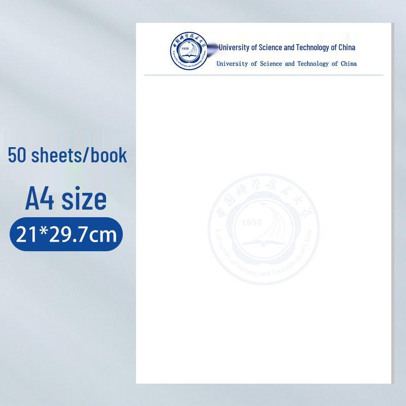 A4 Thickened Eye Protection Draft Paper - No Ink Bleed, Easy to Write, Ideal for University Notes
