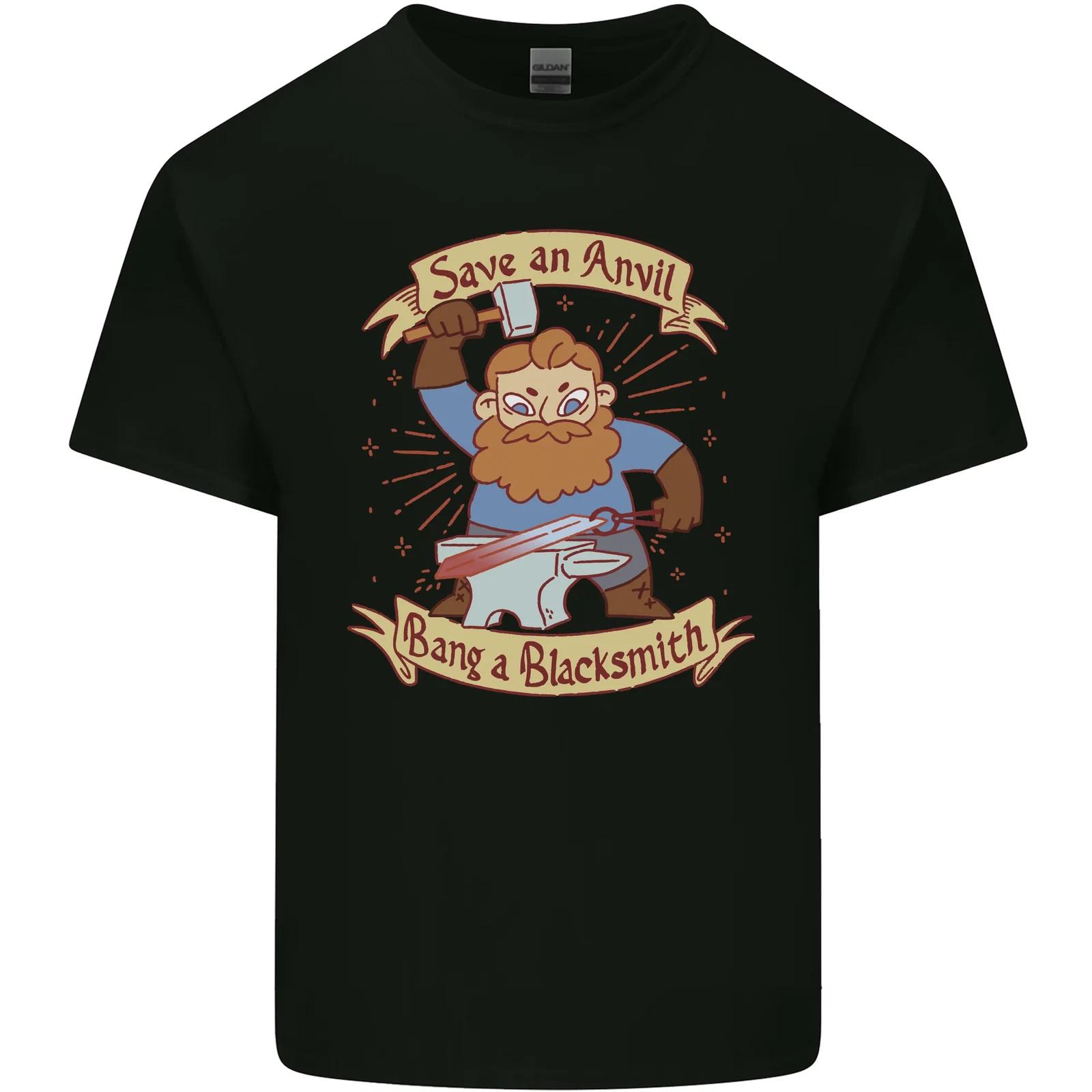 Save an Anvil Bang a Blacksmith Kids T-Shirt Childrens S