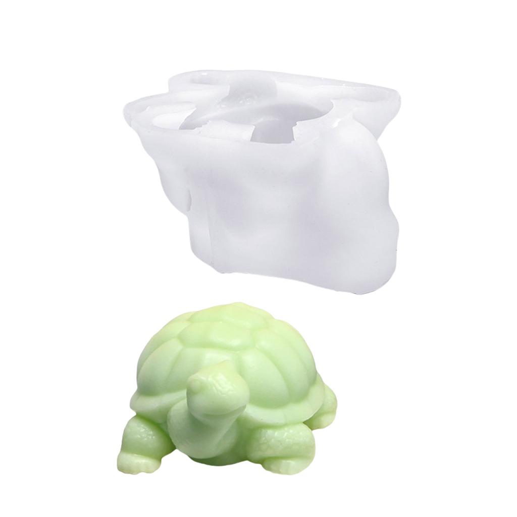 Silicone Crafting Moulds Turtles Shape Figurine Molds Desk Ornaments Molds Jewelry Accessories Jewelry Hand-Making Tool
