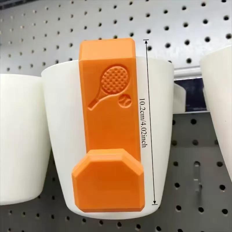 Wall Mounted Fence Hook Suitable For Outdoor Sports Storage Multi Functional Hook Made Of Pla Material