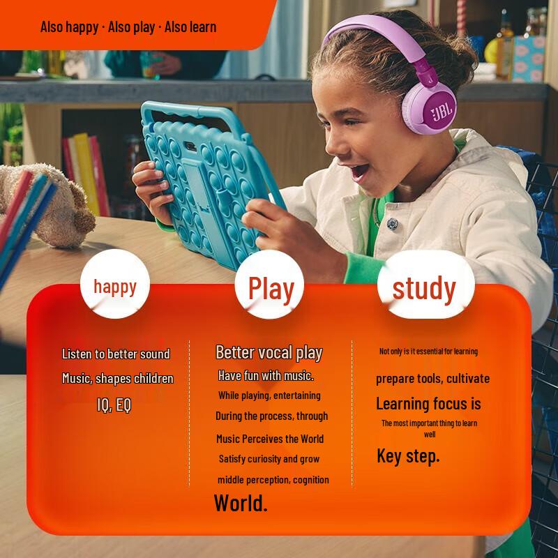 JBL JR320BT Wireless Bluetooth Kids On-Ear Headphones