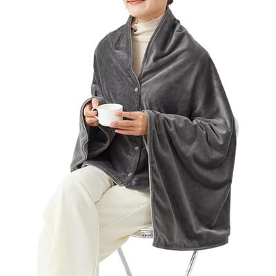Heated Blanket Electric Throw Blanket Heated Shawl 3-Level Adjustable Heater Shawl For Indoor Home Studio Car Travel Camping