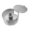 Toilet paper wall handle with lid chrome plated toilet paper box stainless steel roll dispenser for storing bathroom towels |