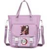 Demon Slayer Tote Bag Crossbody Bag Carrying Bag Shoulder Bag for Teenager Girl Boy Back To School Bag Men Women Leisure Travel Bag Mochila