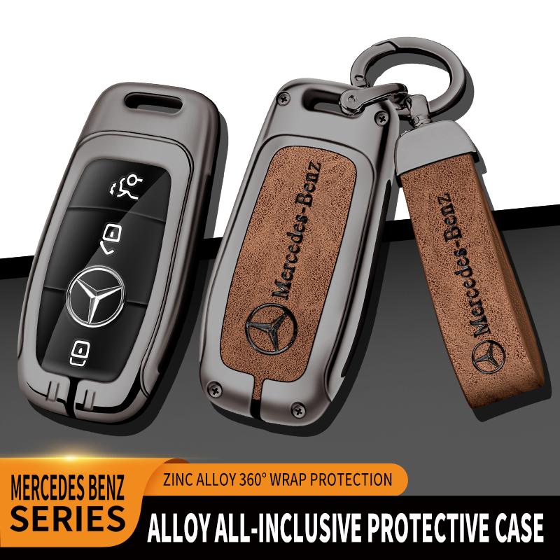 Heißer Autoaufkleber Auto TPU Zinklegierung Schlüsseletui Tasche Für Mercedes-Benz A B C E S G-Klasse CLA CLS EQA EQB EQC GLA GLB GLC GLE GLS Auto