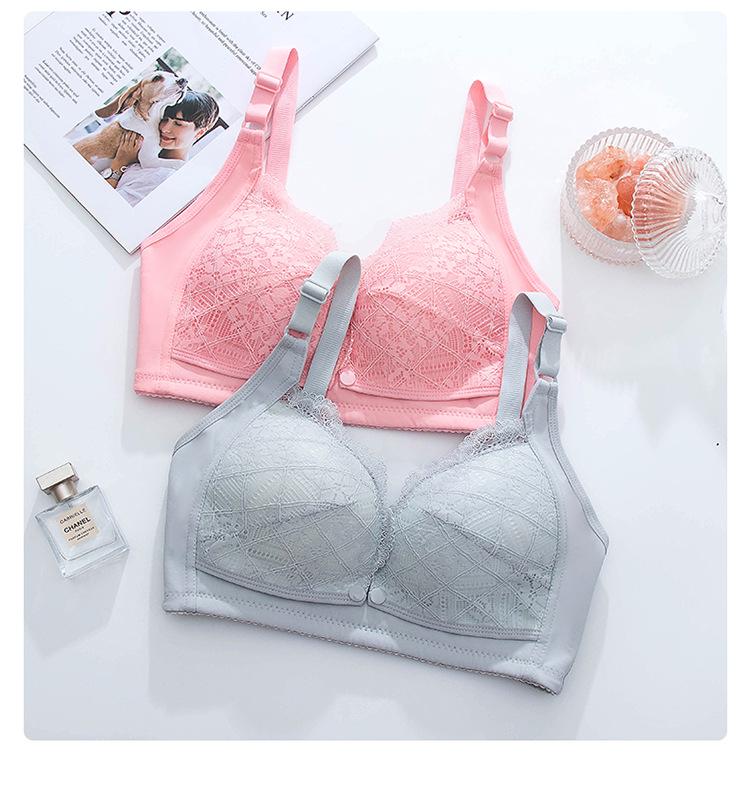 Postpartum Nursing Maternity Sleep Bra: Wearable, Front-Opening, Anti-Sagging, No Padding, Wireless