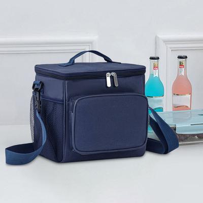 Insulated Lunch Bag Wide-Open Cooler Bag Large Capacity Picnic Organizer Bag Adjustable Shoulder Strap for Picnic Hiking Beach