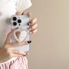 Magnetic Magsafe Mobile Phone Airbag Holder Wind Flash Powder Sequins Love Mirror Sticker Portable Makeup Mirror