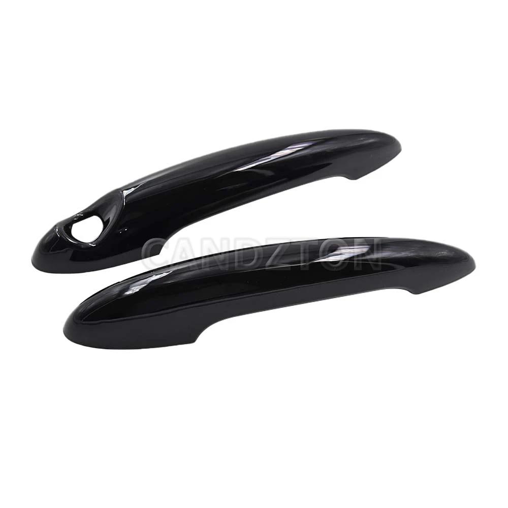 For BMW MINI Cooper S R50 R52 R53 R55 R56 R57 R58 R59 R61 Gloss Black Or Carbon Fiber Car Door Handle Cover Auto Parts
