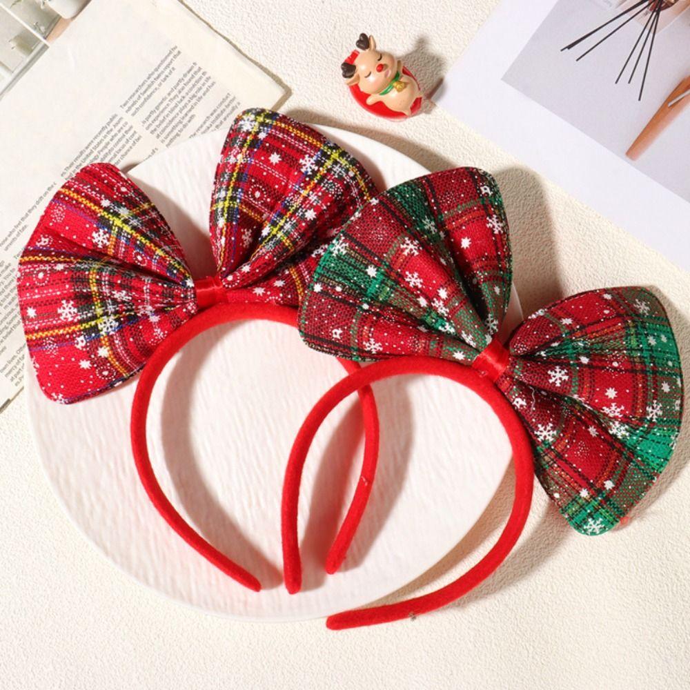 Cute Christmas Themed Headband Shiny Cosplay Hairband  Merry Christmas Decorations