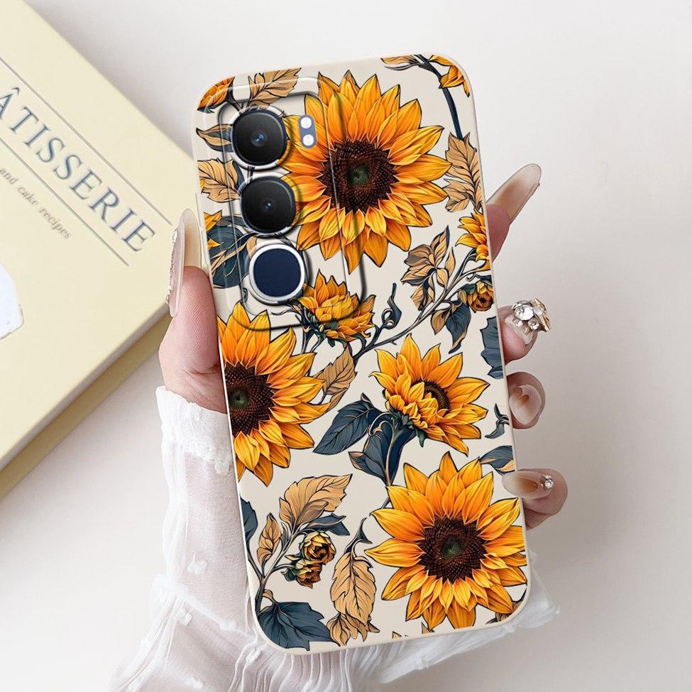 For Vivo Y19 1915 Case Y19S V2419 Luxury Fashion Cute Cartoon Girl Shockproof Silicone Back Cover For Vivo Y19s Phone Case Funda