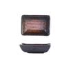 Ceramic Raised Corner Sushi & Sauce Dishes