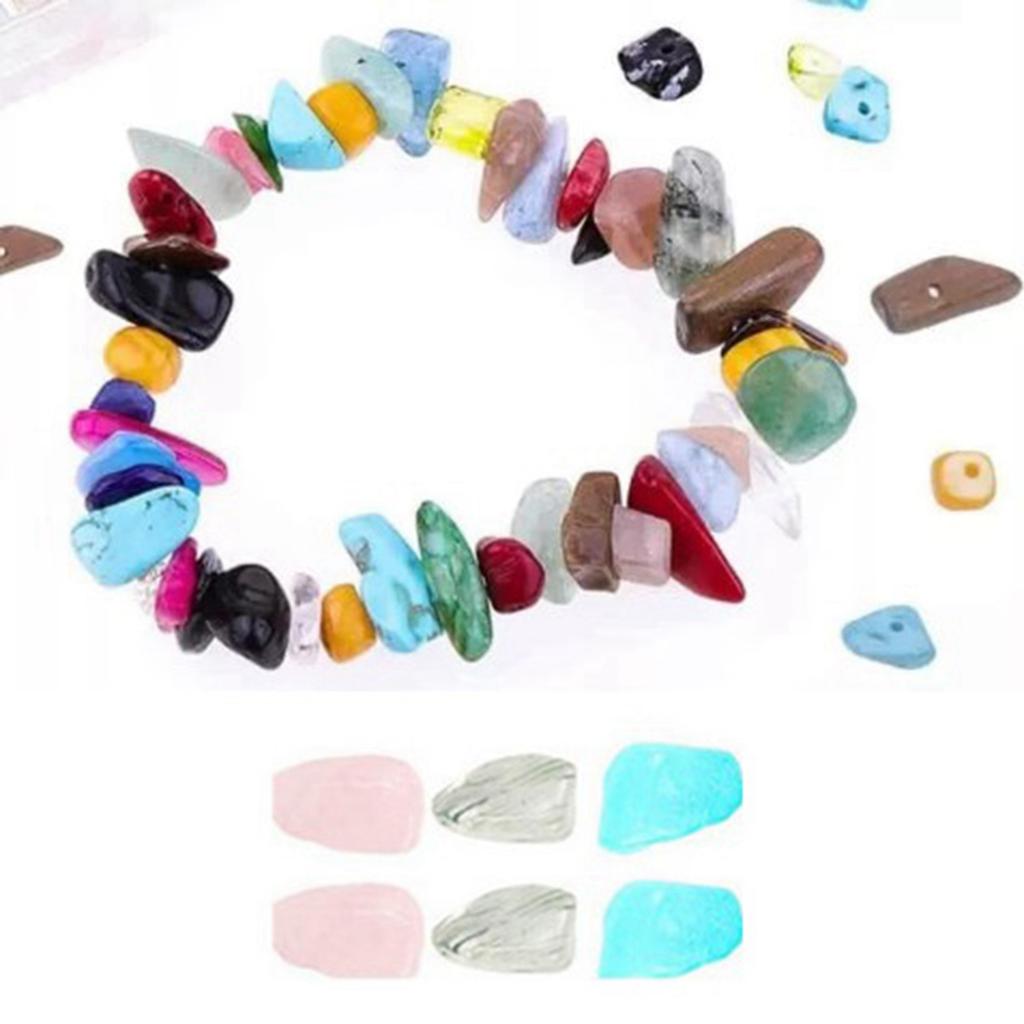 15 Colors Crushed Stone Beads Natural Irregular Shaped Loose Beads for DIY Jewelry Necklace Bracelet Earrings