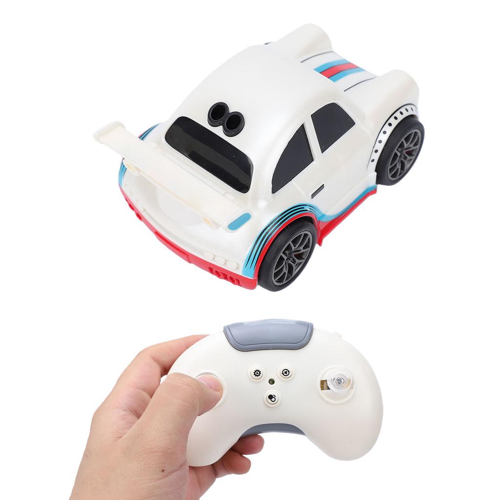 Smart RC Car with Follow Escape Modes 360 Degree Stunt Drift LED Light Voice Effect Remote Control for Kids