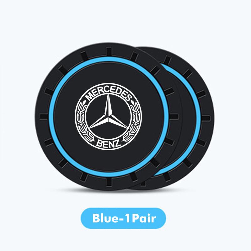 

For Benz Car Interior Water Cup Holder Non-Slip Mat Pad Coasters Auto Accessories AMG CLA CLS C180 C200 W204 W205 Exclusive A C