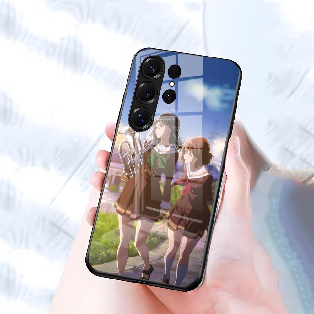S-Sound E-Euphonium Phone Case For Samsung S26 S25 S24 FE S23 S22 S21 Plus S20 Ultra Note20Ultra Black Glass Cover